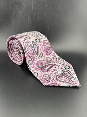 Vintage Berlioni Italy Paisley Necktie